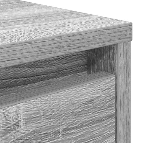 vidaXL Coffee Table with Drawers Grey Sonoma 70.5x70x40 cm