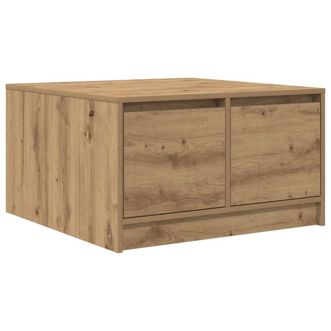 vidaXL Coffee Table with Drawers Artisan Oak 70.5x70x40 cm
