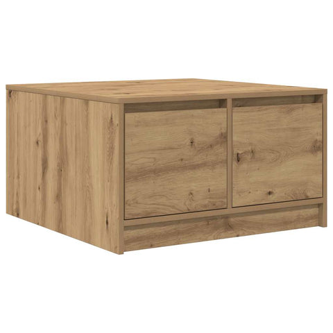 vidaXL Coffee Table with Drawers Artisan Oak 70.5x70x40 cm