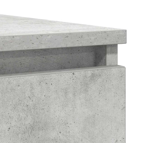 vidaXL Sideboard with Drawers Concrete Grey 100.5x35x76 cm Engineered Wood