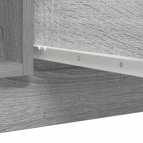 vidaXL Sideboard with Drawers Grey Sonoma 100.5x35x76 cm Engineered Wood