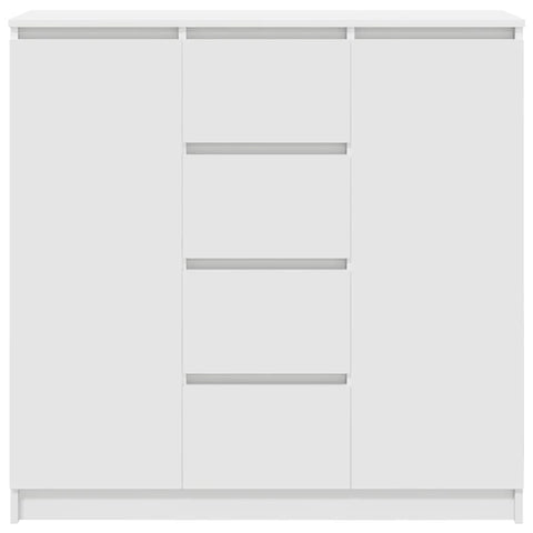vidaXL Sideboard with Drawers White 100.5x35x98.5 cm Engineered Wood