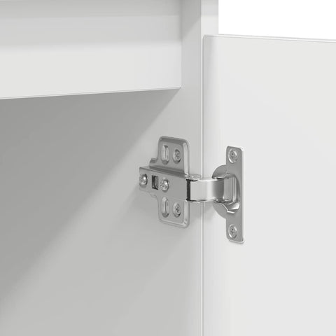 vidaXL Sideboard with Drawers White 100.5x35x98.5 cm Engineered Wood