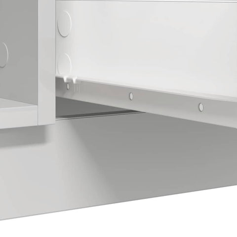 vidaXL Sideboard with Drawers White 100.5x35x98.5 cm Engineered Wood