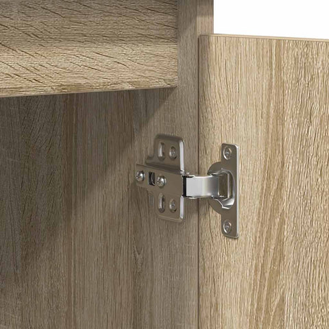 vidaXL Sideboard with Drawers Sonoma Oak 100.5x35x98.5 cm Engineered Wood