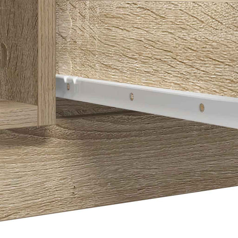 vidaXL Sideboard with Drawers Sonoma Oak 100.5x35x98.5 cm Engineered Wood