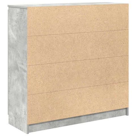 vidaXL Sideboard with Drawers Concrete Grey 100.5x35x98.5 cm Engineered Wood