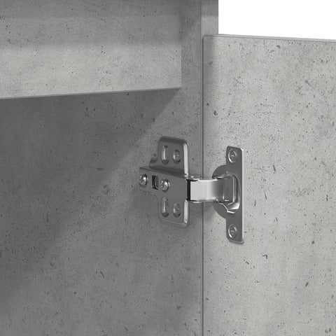 vidaXL Sideboard with Drawers Concrete Grey 100.5x35x98.5 cm Engineered Wood