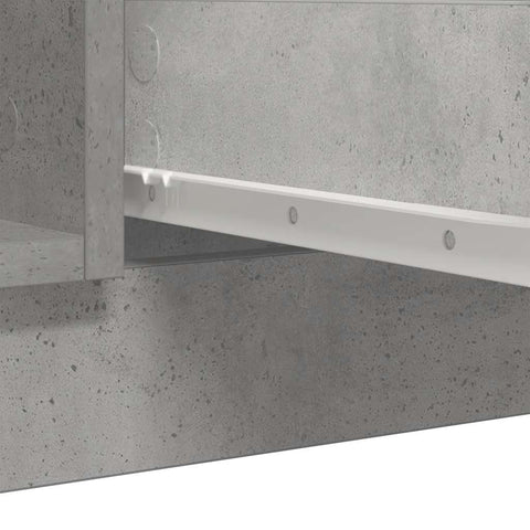 vidaXL Sideboard with Drawers Concrete Grey 100.5x35x98.5 cm Engineered Wood