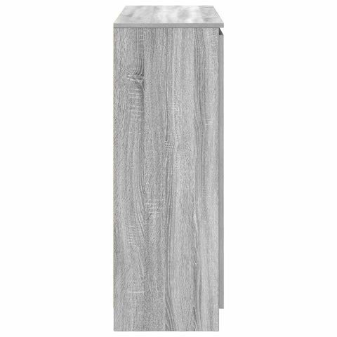 vidaXL Sideboard with Drawers Grey Sonoma 100.5x35x98.5 cm Engineered Wood