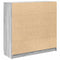 vidaXL Sideboard with Drawers Grey Sonoma 100.5x35x98.5 cm Engineered Wood