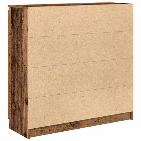 vidaXL Sideboard with Drawers Old Wood 100.5x35x98.5 cm Engineered Wood