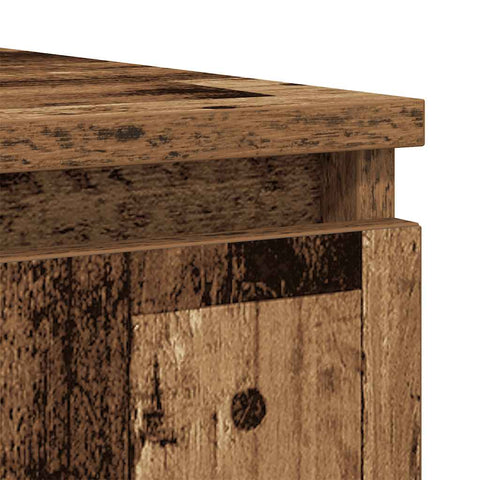 vidaXL Sideboard with Drawers Old Wood 100.5x35x98.5 cm Engineered Wood