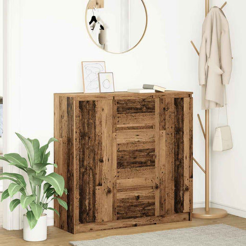 vidaXL Sideboard with Drawers Old Wood 100.5x35x98.5 cm Engineered Wood