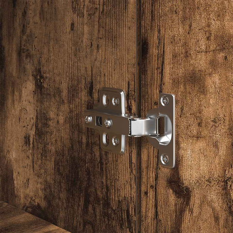 vidaXL Highboard Smoked Oak 70x35x180 cm Engineered Wood