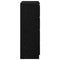 vidaXL Sideboard Black Oak 80x35x99 cm Engineered Wood