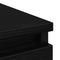 vidaXL Sideboard Black Oak 80x35x99 cm Engineered Wood