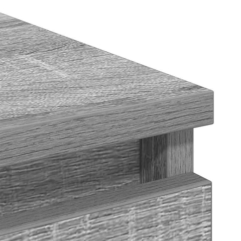 vidaXL Sideboard Grey Sonoma 80x35x99 cm Engineered Wood