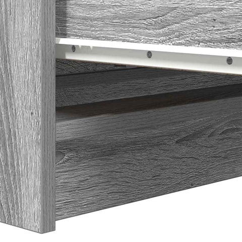 vidaXL Sideboard Grey Sonoma 80x35x99 cm Engineered Wood