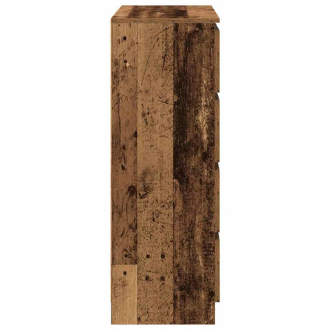 vidaXL Sideboard Old Wood 80x35x99 cm Engineered Wood