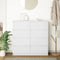 vidaXL Sideboard White 100x35x99 cm Engineered Wood