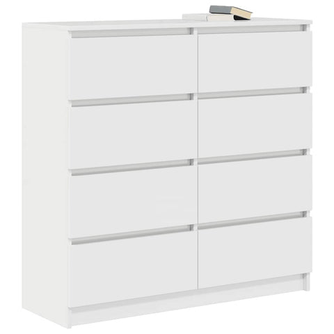vidaXL Sideboard White 100x35x99 cm Engineered Wood