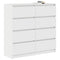 vidaXL Sideboard White 100x35x99 cm Engineered Wood