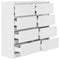 vidaXL Sideboard White 100x35x99 cm Engineered Wood