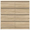 vidaXL Sideboard Sonoma Oak 100x35x99 cm Engineered Wood