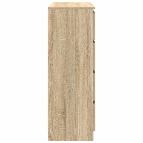 vidaXL Sideboard Sonoma Oak 100x35x99 cm Engineered Wood