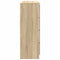 vidaXL Sideboard Sonoma Oak 100x35x99 cm Engineered Wood