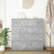 vidaXL Sideboard Concrete Grey 100x35x99 cm Engineered Wood