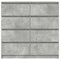 vidaXL Sideboard Concrete Grey 100x35x99 cm Engineered Wood