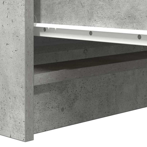 vidaXL Sideboard Concrete Grey 100x35x99 cm Engineered Wood