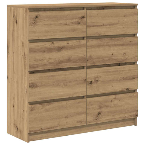 vidaXL Sideboard Artisan Oak 100x35x99 cm Engineered Wood