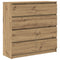 vidaXL Sideboard Artisan Oak 100x35x99 cm Engineered Wood