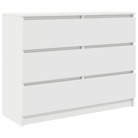 vidaXL Sideboard White 100x35x76 cm Engineered Wood