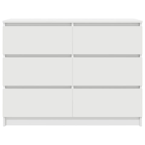 vidaXL Sideboard White 100x35x76 cm Engineered Wood