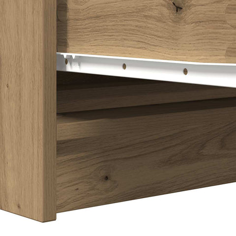 vidaXL Sideboard Artisan Oak 100x35x76 cm Engineered Wood