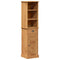 vidaXL Bathroom Furniture Set with Drawer with Shelf with Door 2 pcs Brown and Honey brown