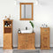 vidaXL Bathroom Furniture Set 4 pcs Honey brown 37 x 34 x 110 cm