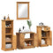 vidaXL Bathroom Furniture Set 4 pcs Honey brown 37 x 34 x 110 cm