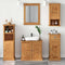 vidaXL Bathroom Furniture Set 5 pcs Honey brown 37 x 34 x 110 cm