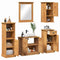 vidaXL Bathroom Furniture Set 5 pcs Honey brown 37 x 34 x 110 cm