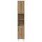 vidaXL 4 Piece Bathroom Furniture Set Artisan Oak Engineered Wood
