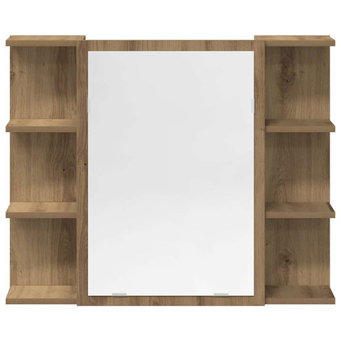 vidaXL 4 Piece Bathroom Furniture Set Artisan Oak Engineered Wood