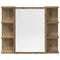 vidaXL 4 Piece Bathroom Furniture Set Artisan Oak Engineered Wood