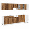 vidaXL 11 Piece Kitchen Cabinet Set Lyon Old Wood Engineered Wood