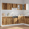vidaXL 11 Piece Kitchen Cabinet Set Lyon Old Wood Engineered Wood