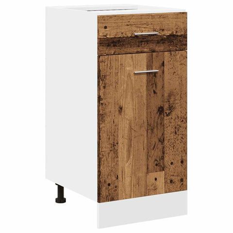 vidaXL 11 Piece Kitchen Cabinet Set Lyon Old Wood Engineered Wood